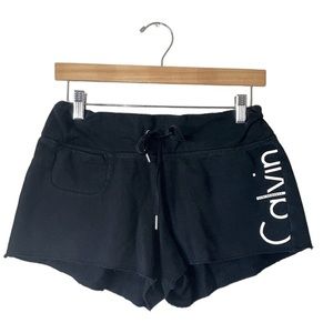 Calvin Klein Performance Black & White Quick Dry Comfortable Lounge Shorts